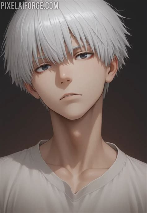 Retrato de Ken Kaneki como estudiante universitario