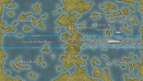 Mapa de la Gran Line