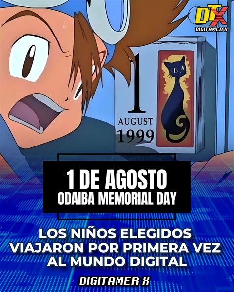 Ilustración de tres niños siendo transportados a un mundo digital con tres Digimon compañeros.