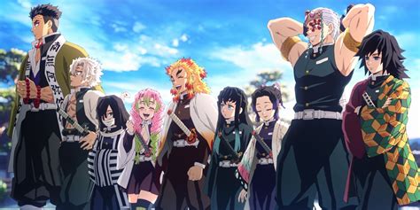 Scene de acción de Demon Slayer con los Hashira