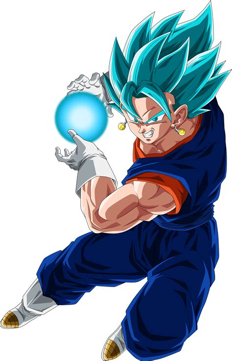 Vegetto en estado Super Saiyajin Azul