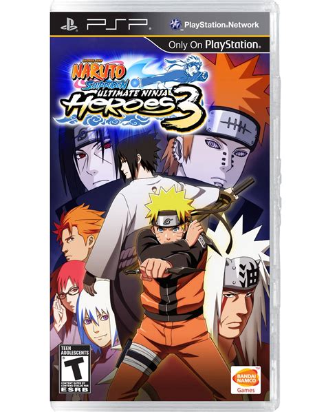 Portada del videojuego Naruto Shippuden: Ultimate Ninja Heroes 3