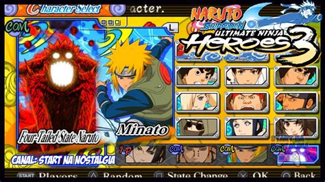 Comparativa de personajes de Naruto Shippuden: Ultimate Ninja Heroes 3