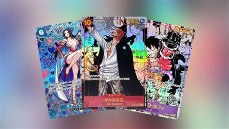 Infografía mostrando la evolución de cartas raras del One Piece TCG