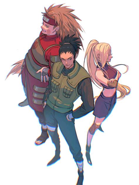 Equipo de Shikamaru infiltrándose en el País del Silencio