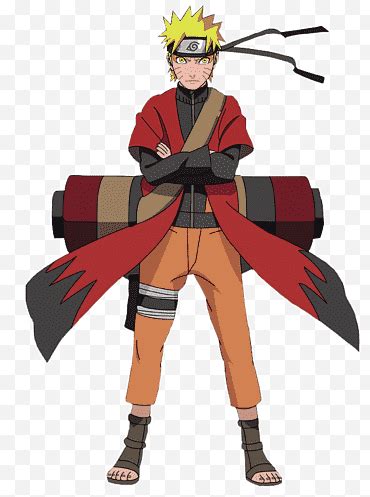 Ilustración de Naruto Shippuden: Naruto adulto con el modo sabio