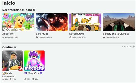 Interfaz del juego Roblox mostrando la sección de códigos