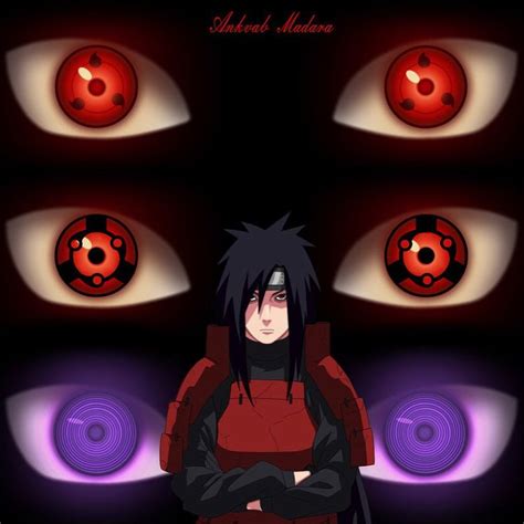 Ojos de Madara Uchiha con el Sharingan