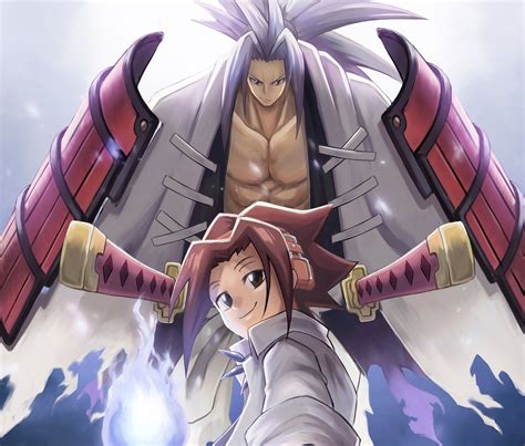 Ilustración de Yoh Asakura y Amidamaru