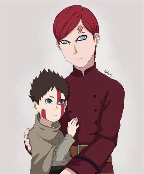 Gaara hablando con Shinki