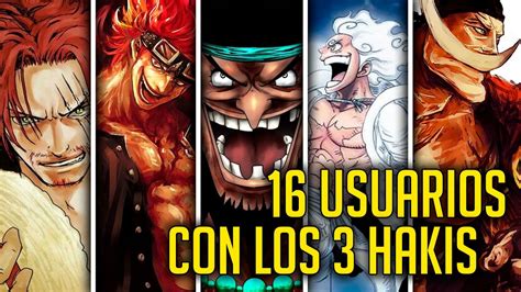 Ilustración de los tres tipos de Haki
