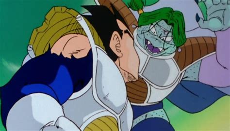 Vegeta luchando contra Zarbon en Namek