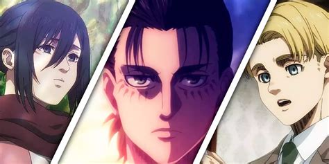 Udo, personaje de Attack on Titan, con sus gafas y cabello negro