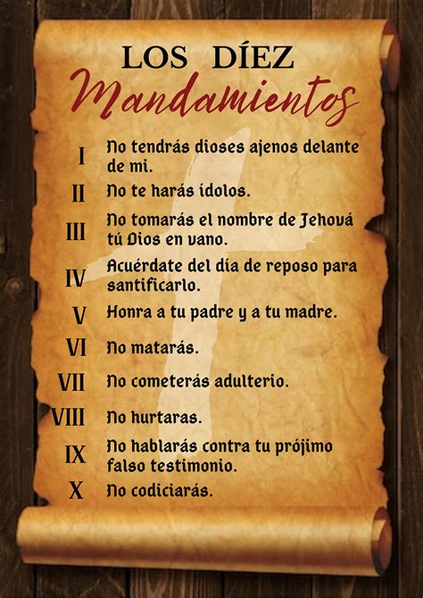 Los Diez Mandamientos reunidos
