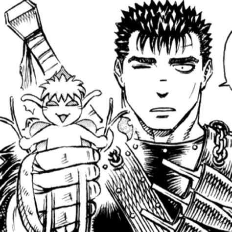Ilustración de Guts y Puck
