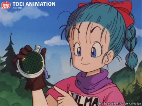 Bulma trabajando en uno de sus inventos en Capsule Corporation