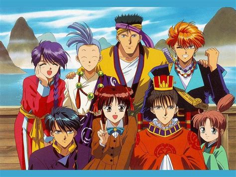 Scene del anime Fushigi Yugi