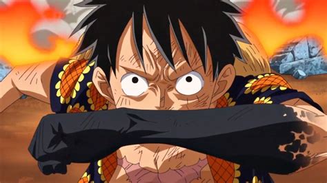 Luffy usando Haki de la Armadura