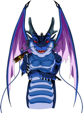 Ilustración del Dragón de Humo Negro de Dragon Ball GT