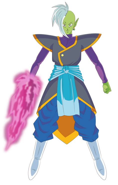 Zamasu con su apariencia característica de Kaio-shin