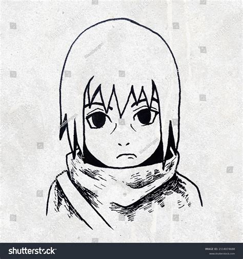 Esbozo original de Itachi Uchiha