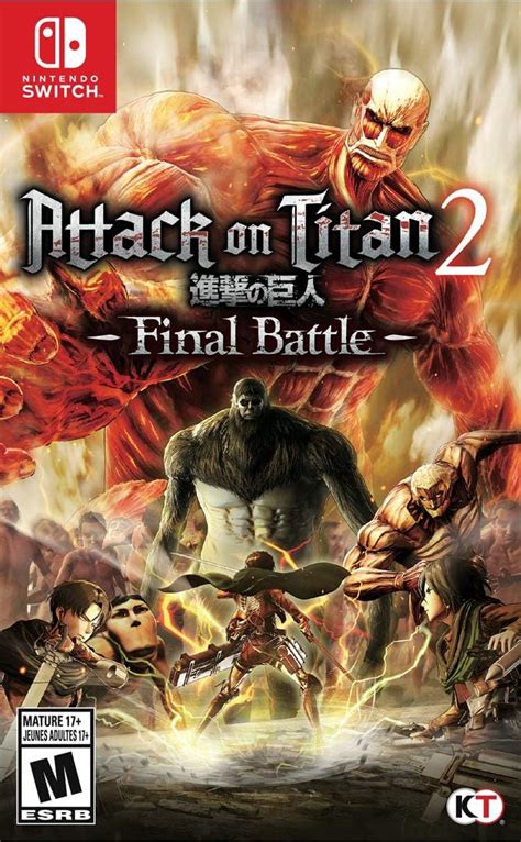 Portada del videojuego Attack on Titan 2.