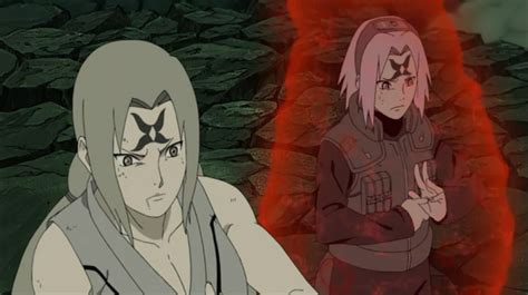 Sakura y Sasuke durante la Cuarta Guerra Mundial Shinobi