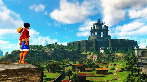 Luffy explorando en One Piece World Seeker
