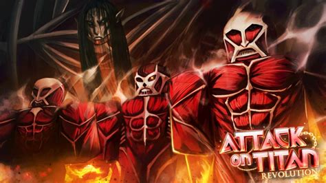 Ilustración de personajes de Attack on Titan Revolution en Roblox