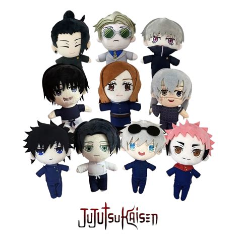 Variedad de peluches de Jujutsu Kaisen