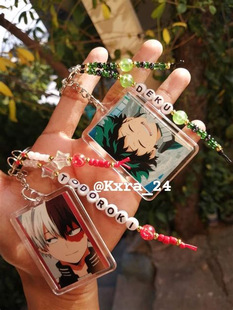 Colección de llaveros de anime