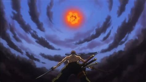 Fujitora invocando un meteorito