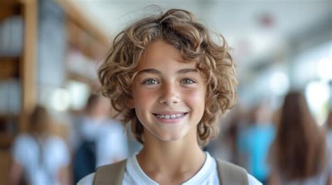 Joven en un entorno escolar