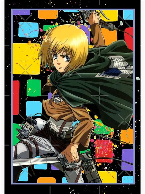 Diseño de Armin Arlert en el anime