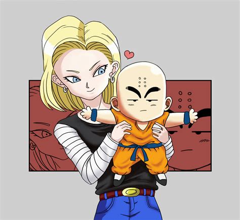 Diagrama de la familia de Krillin y Numero 18