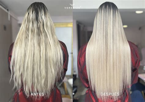 Cabello dañado por decoloración y su tratamiento