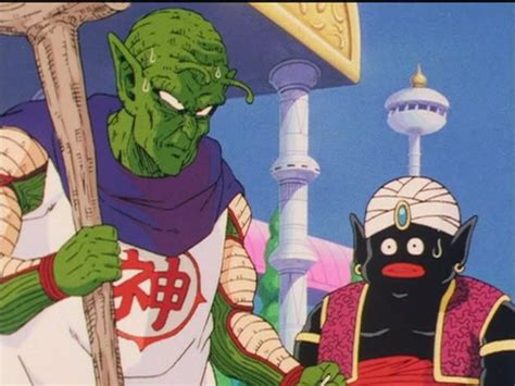 Goku, Kamisama y Mr. Popo juntos