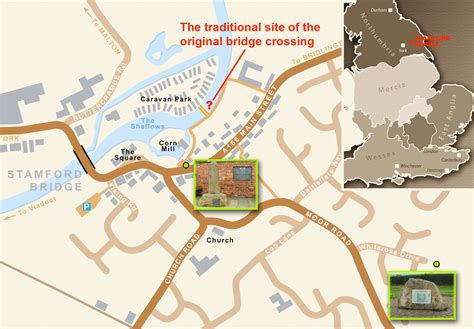 Mapa de la Batalla de Stamford Bridge