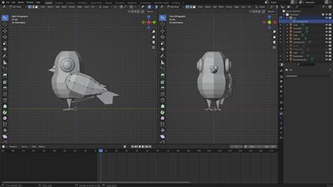 Proceso de modelado 3D en Blender