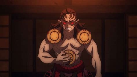 Ilustración de Kyogai con su tambor en la espalda