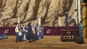 Equipo X-Force preparándose para la segunda fase del examen Chunin