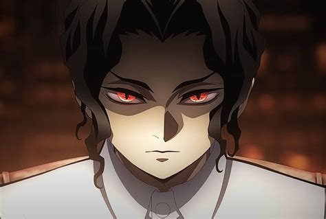 Muzan Kibutsuji huyendo de la luz del sol