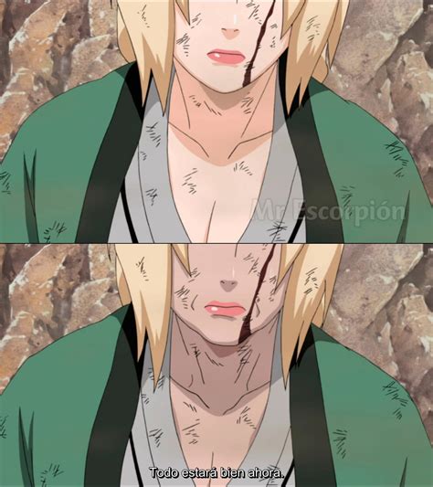 Tsunade utilizando su fuerza física