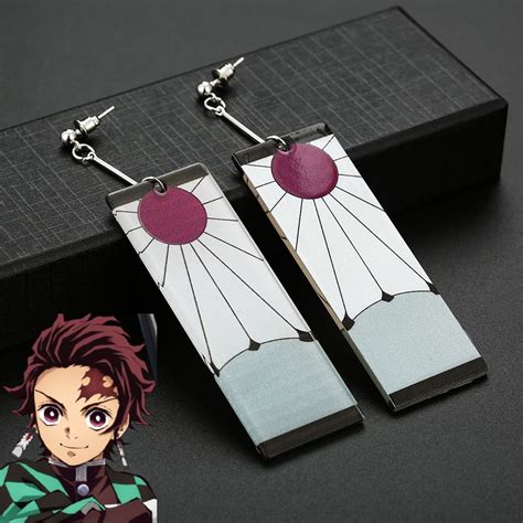 Aretes Hanafuda de Tanjiro