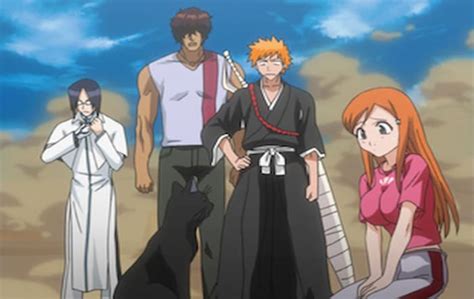 Orihime y Ichigo en la Sociedad de Almas