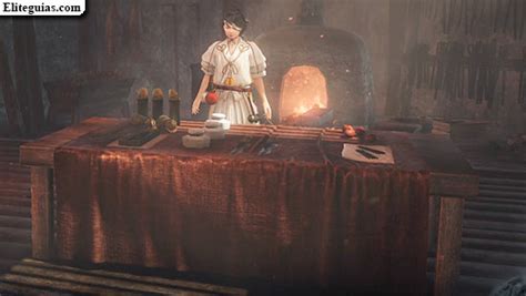 Herrero en Nioh reforjando equipo