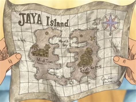 Mapa de Jaya en One Piece