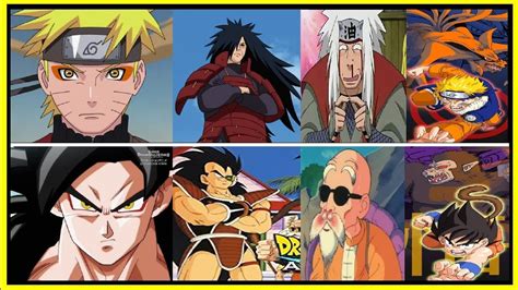 Personajes de Naruto con referencias a Dragon Ball