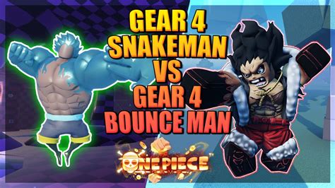 Infografía comparando las tres formas del Gear 4: Bounce Man, Tank Man y Snake Man