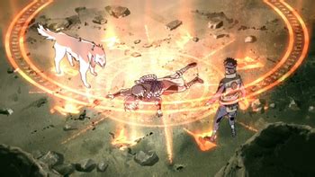 Ilustración del Jutsu de Intercambio de Almas del Infierno